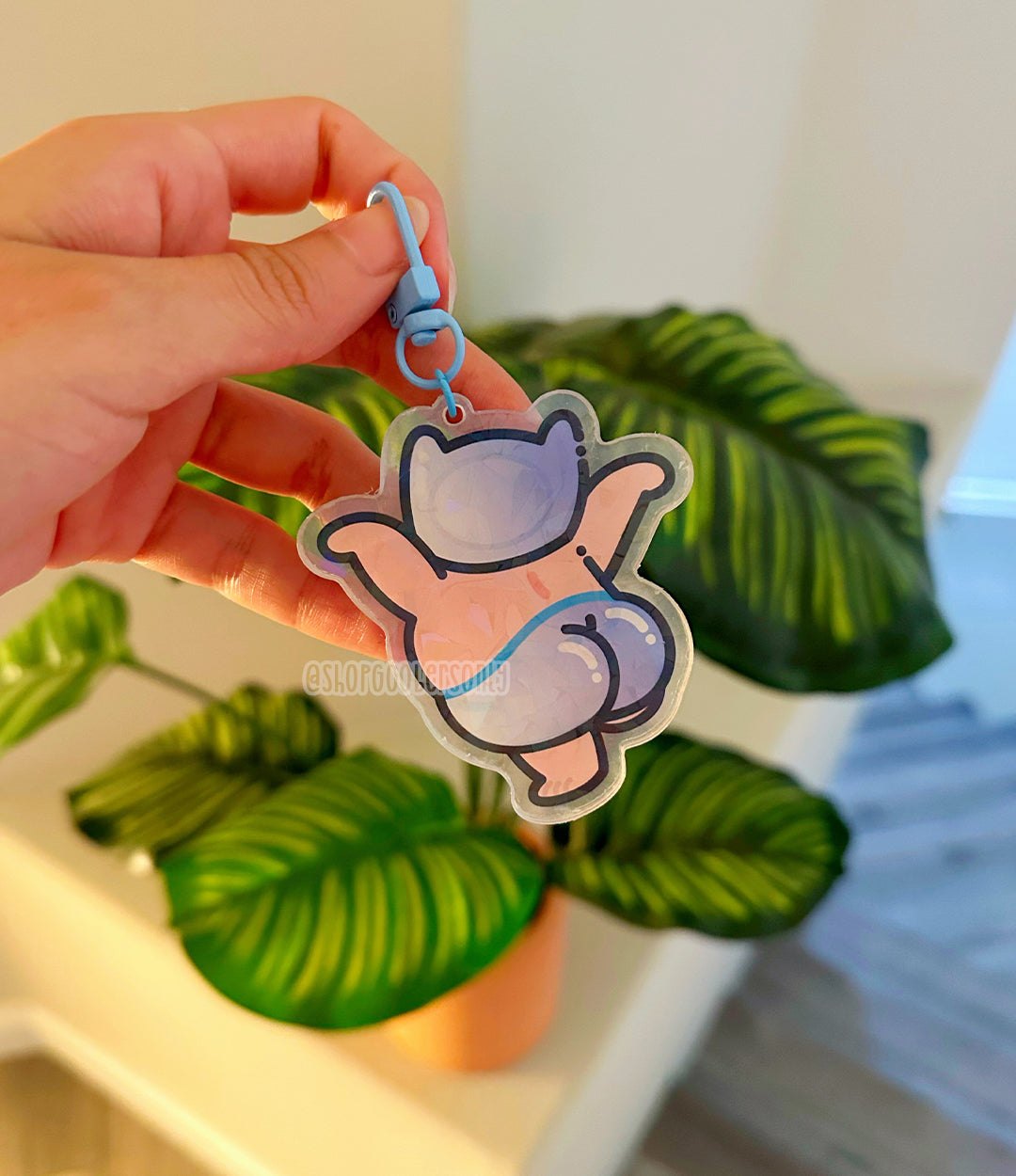 Buff Baby Keychain