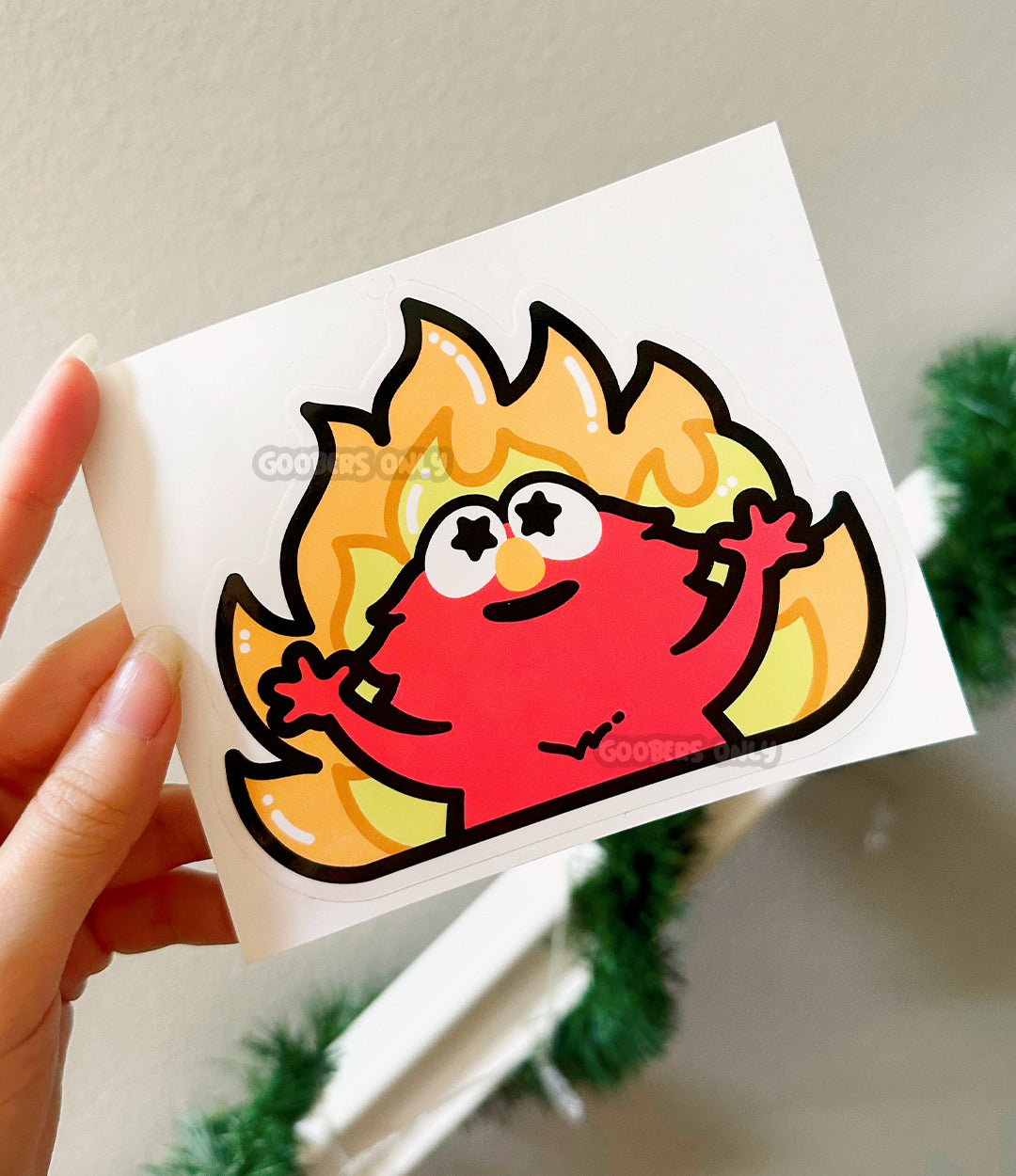 Hellmo Peeker Sticker