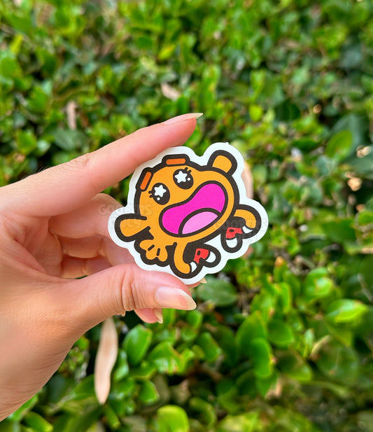 Orange Fish Sticker