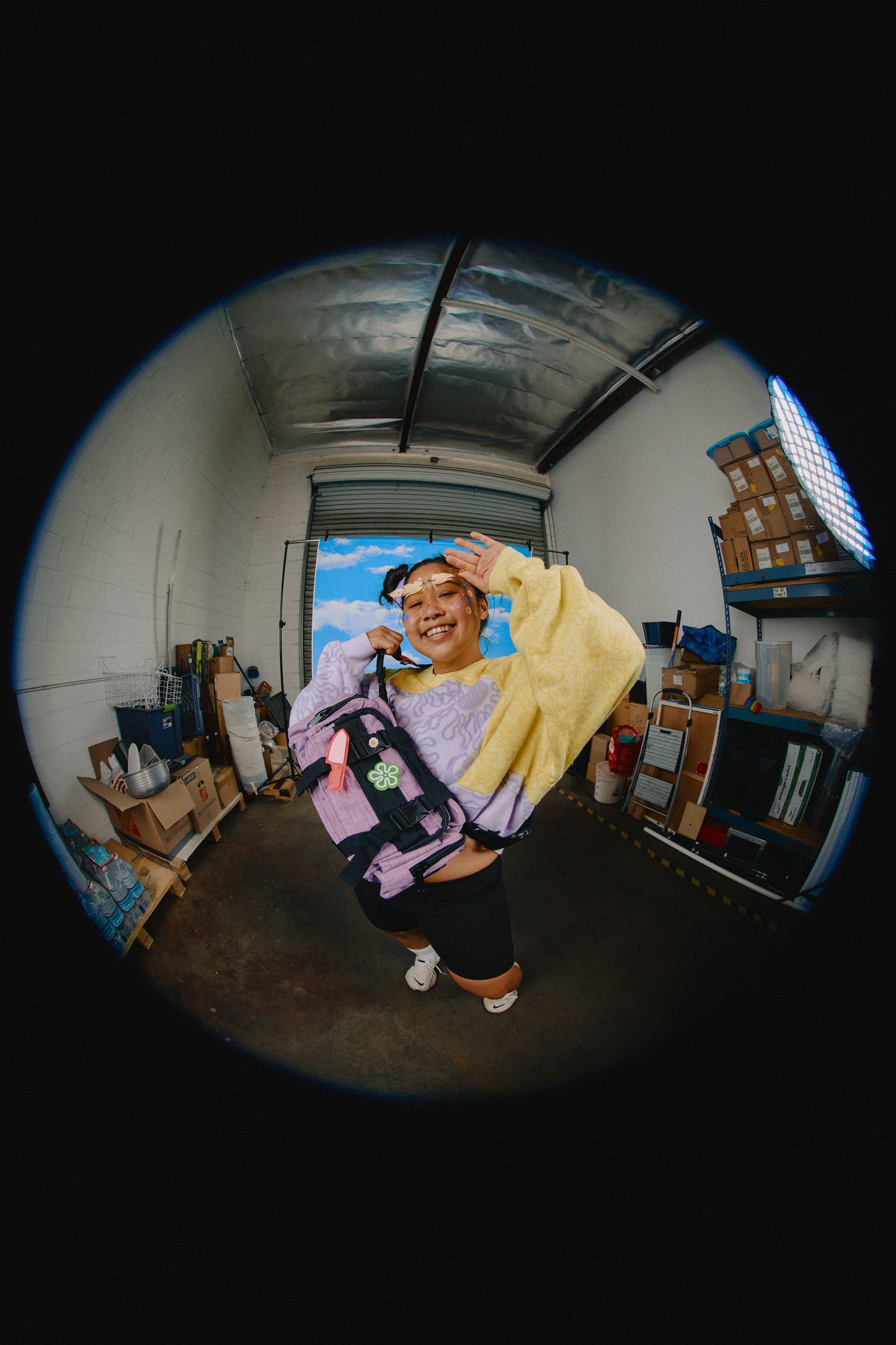 Pink Knife Hair Clip