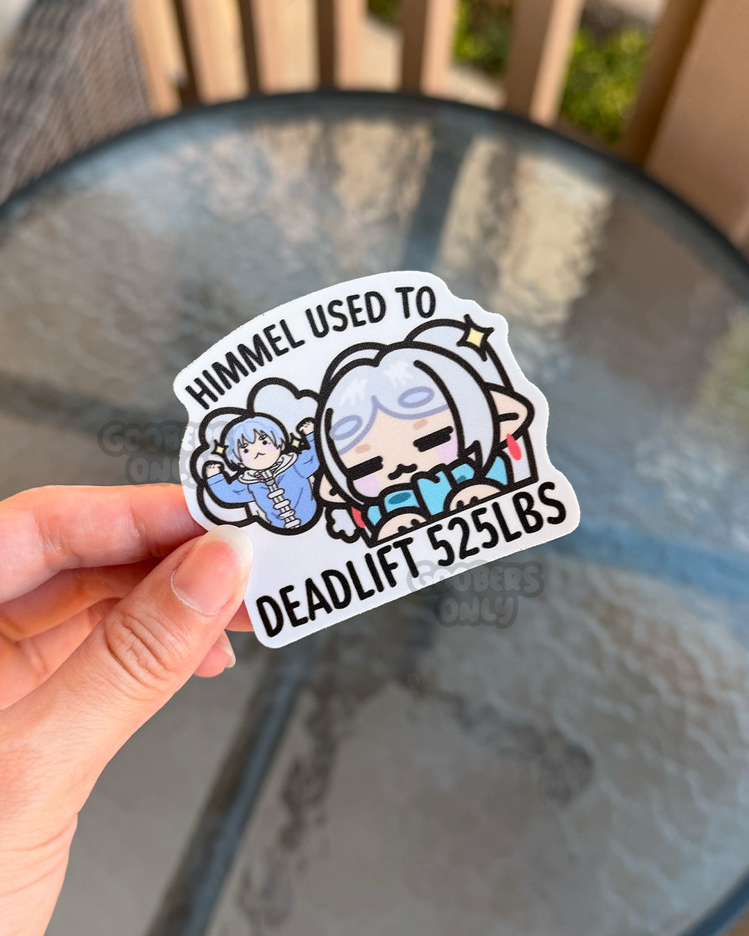 Himmel Used to Deadlift Sticker