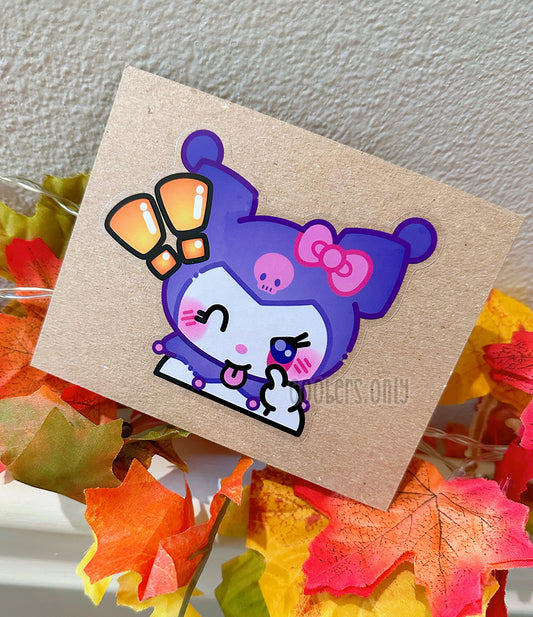 Purple Tease Sticker