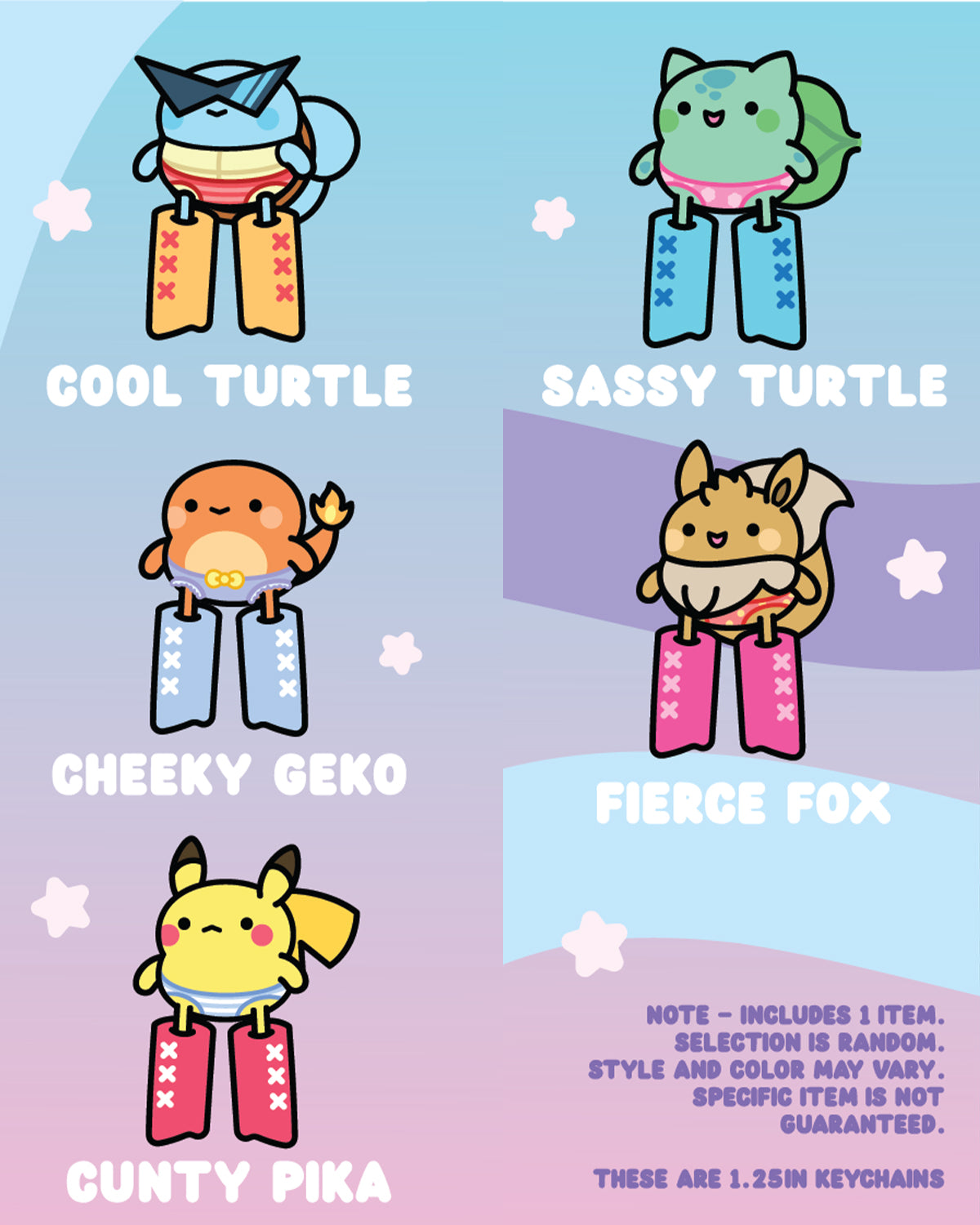 Sassy Pals Keychains