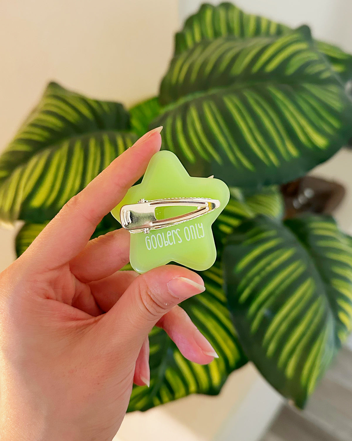 Star Hair Clip Green