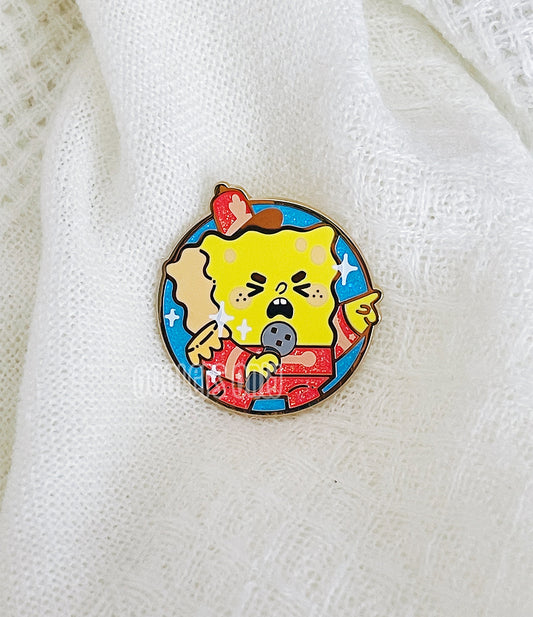 Lead Singer Sponge Enamel Pin