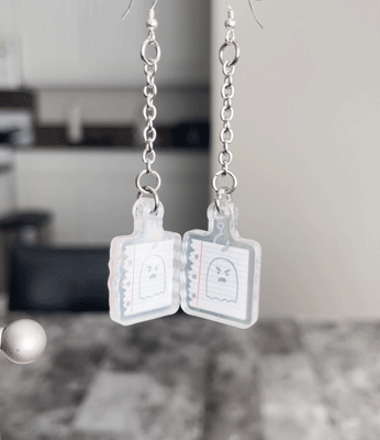 Floating Grocery List Earrings! ✨