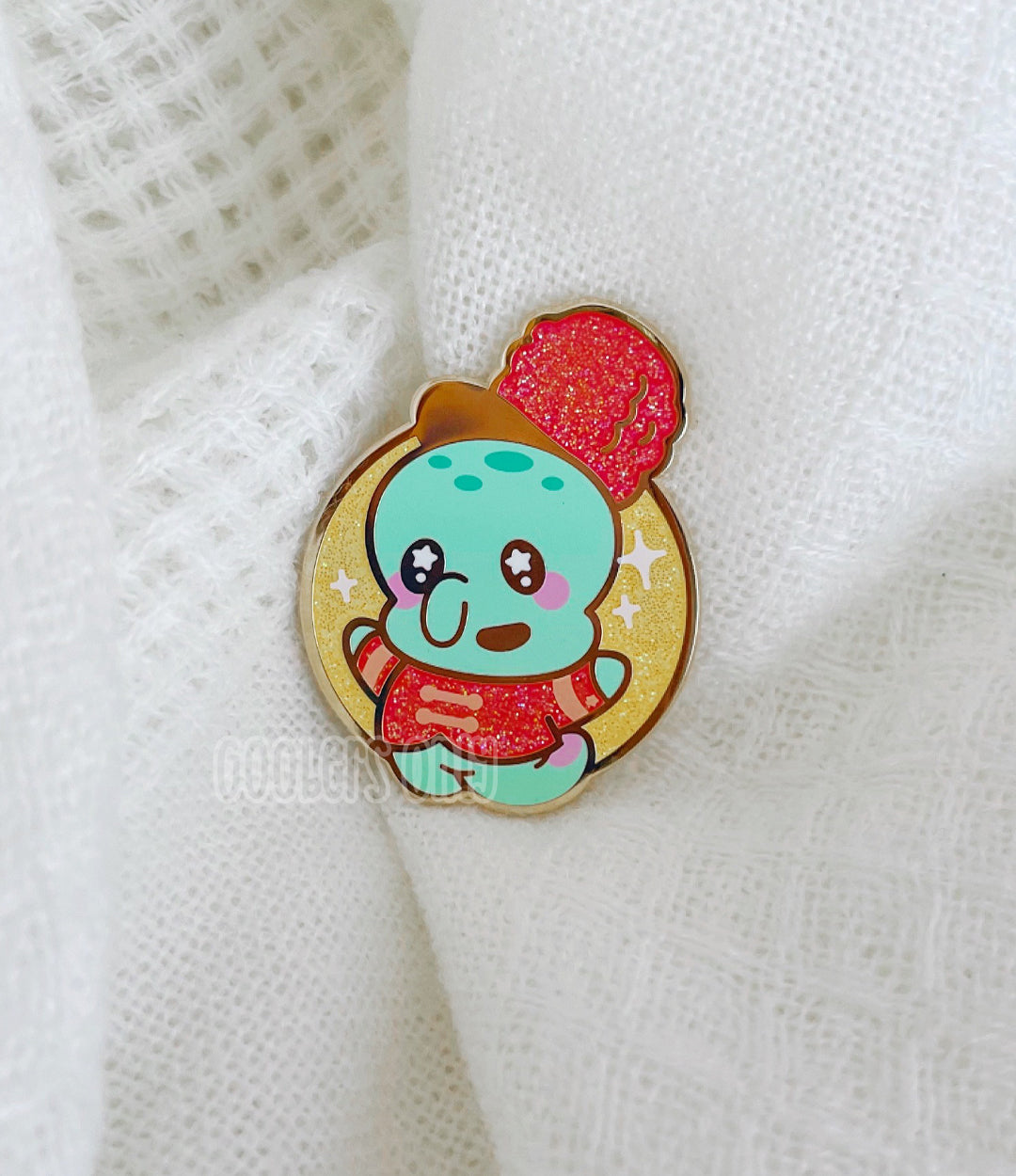 Sweet Victory Squid Enamel Pin
