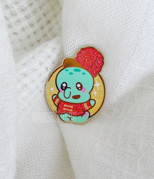 Sweet Victory Squid Enamel Pin