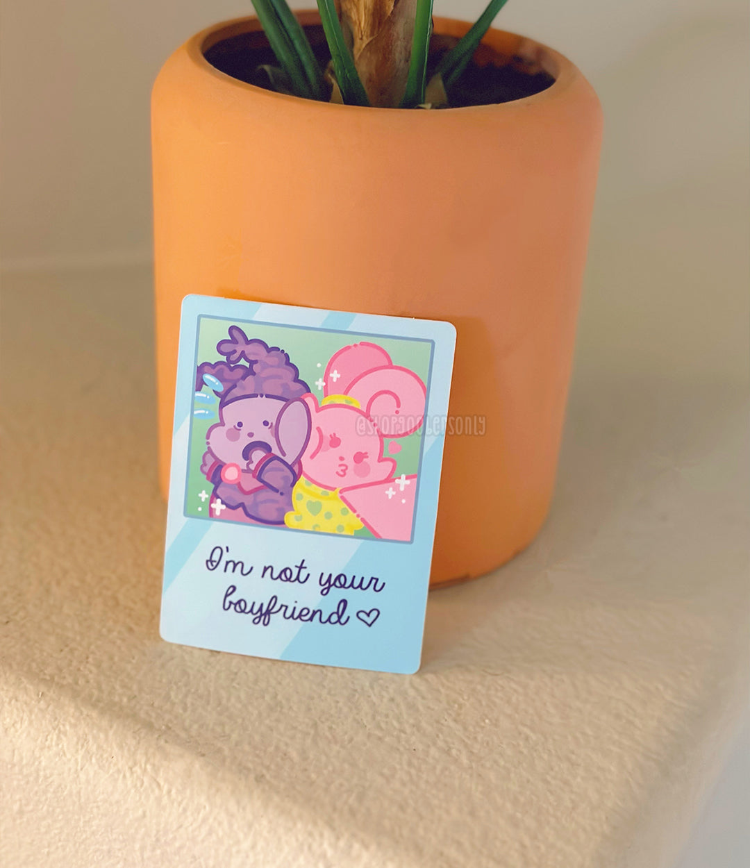 I'm Not Your Boyfriend Sticker