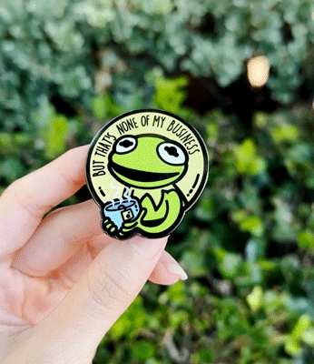 Spill the Tea Kermi Pin 🍵