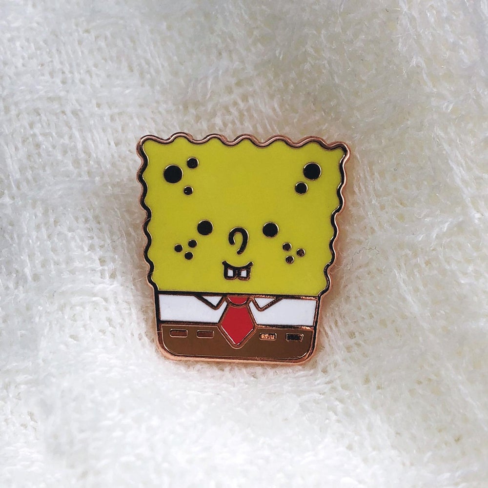 Sponge and Pat BFFs Enamel Pin Set