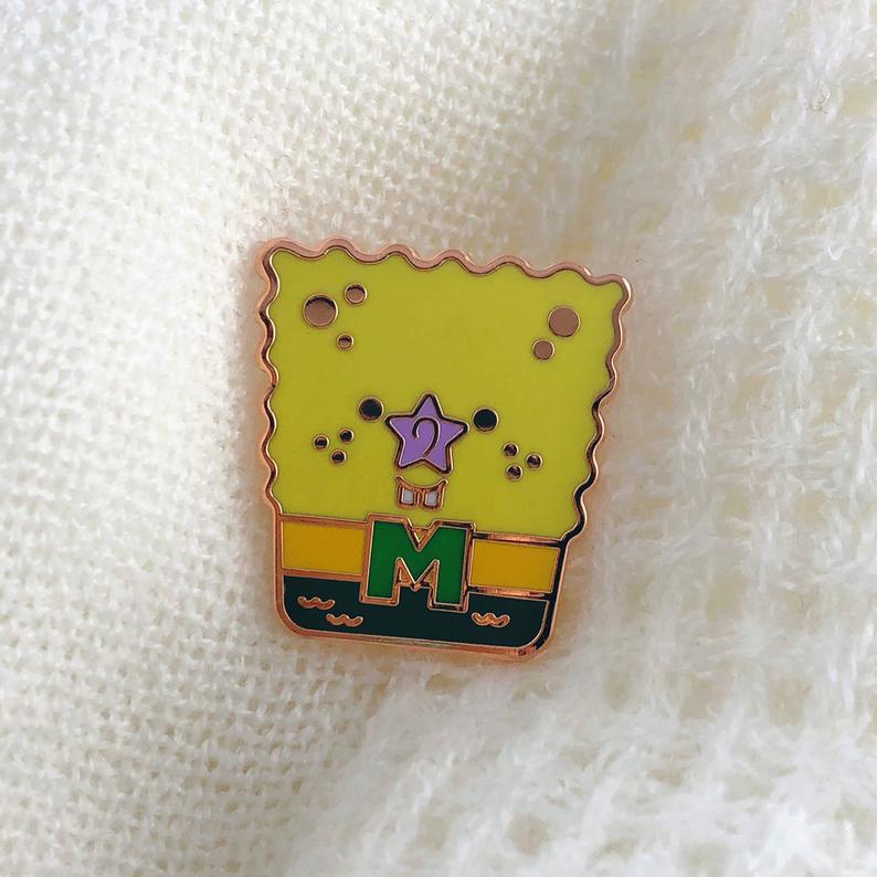 Mermaid Sponge and Barnacle Star BFFs Pin Set