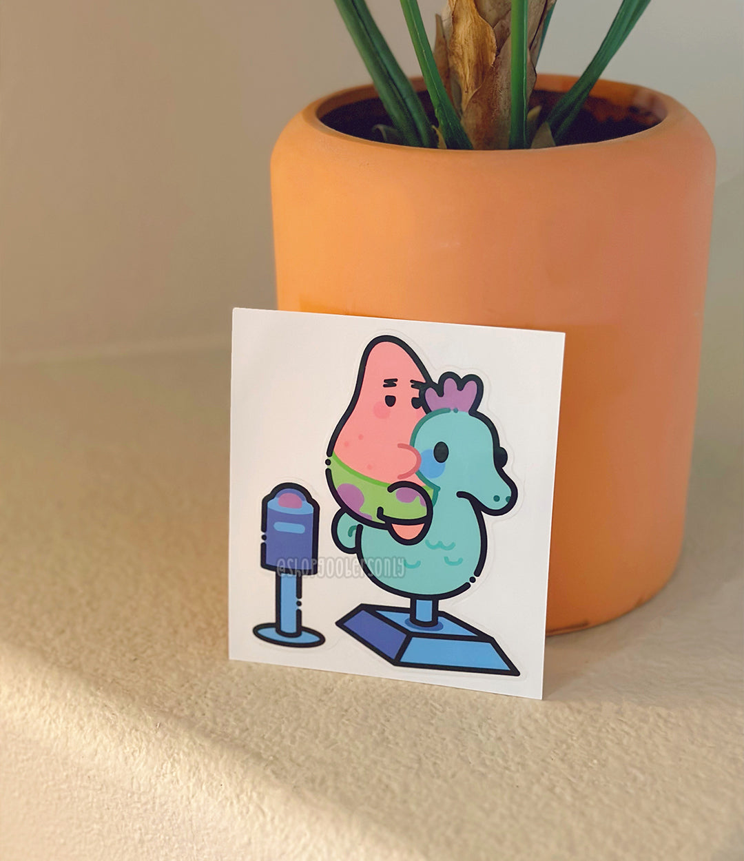 No Thoughts Sticker