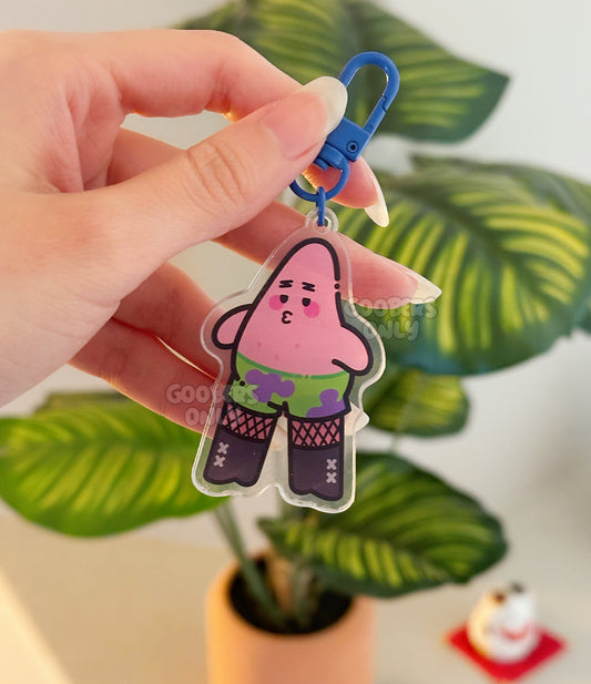 Sassy Pat Boots Keychain
