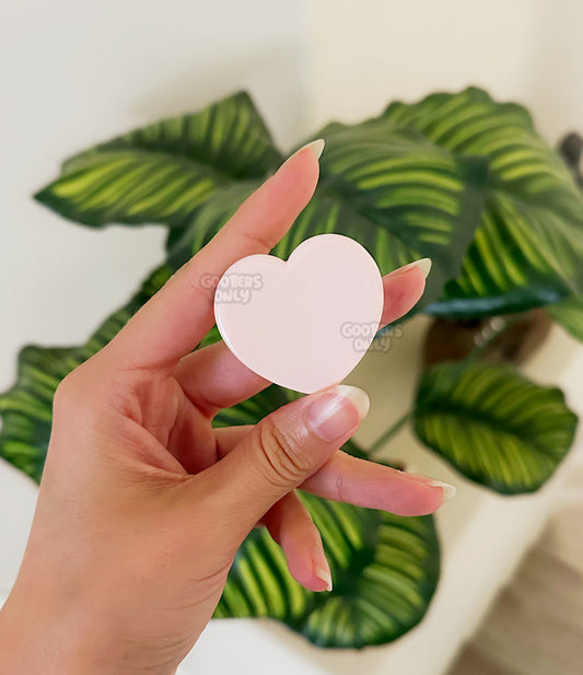 Light Pink Heart Hair Clip