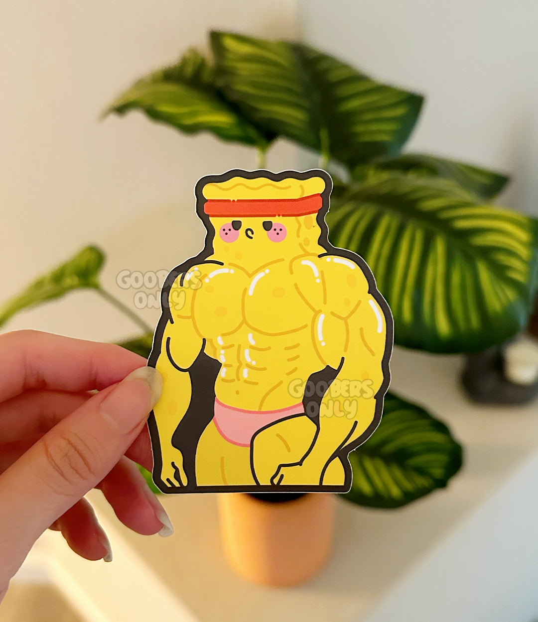 Buff Sponge Sticker