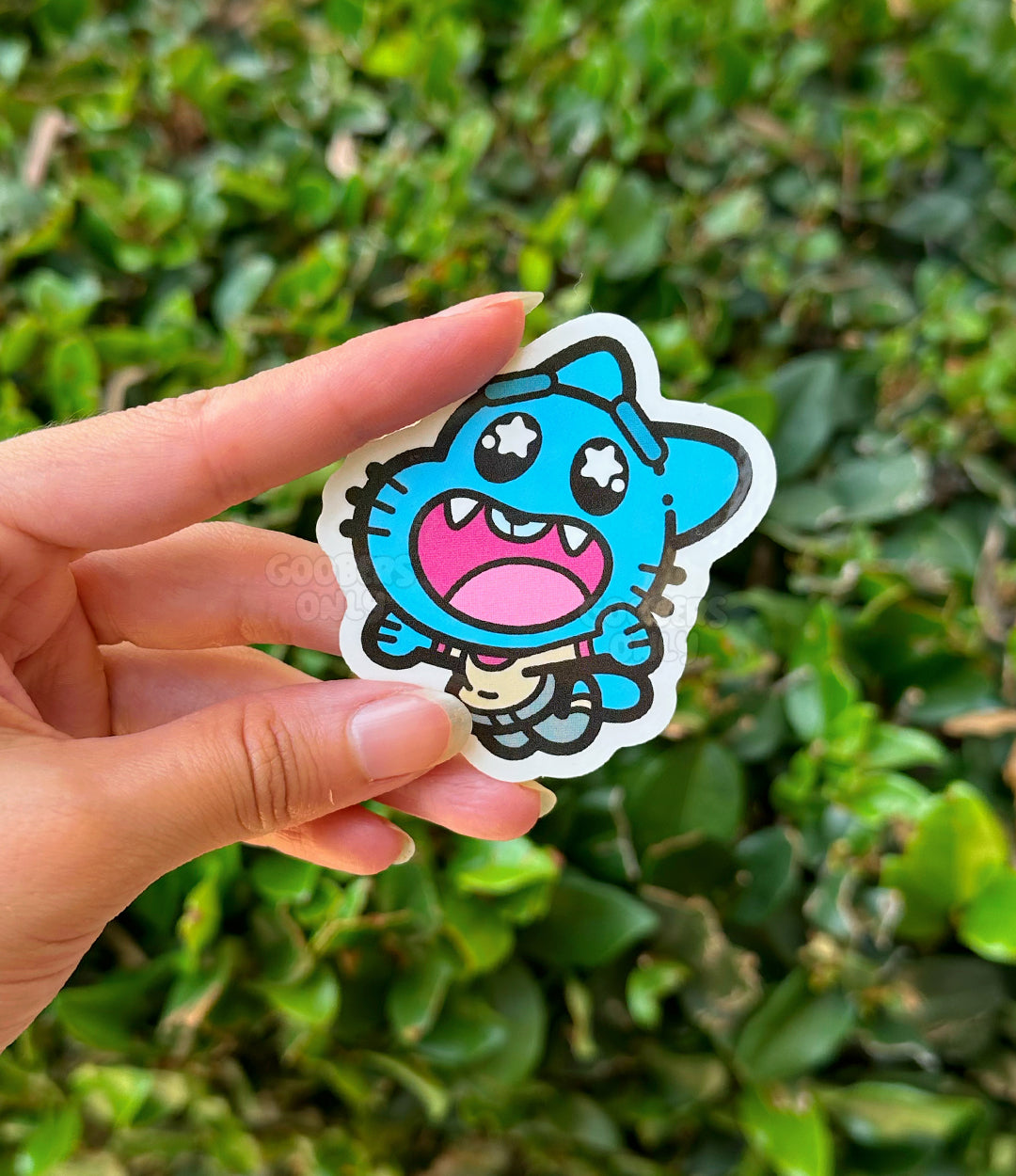 Blue Cat Sticker