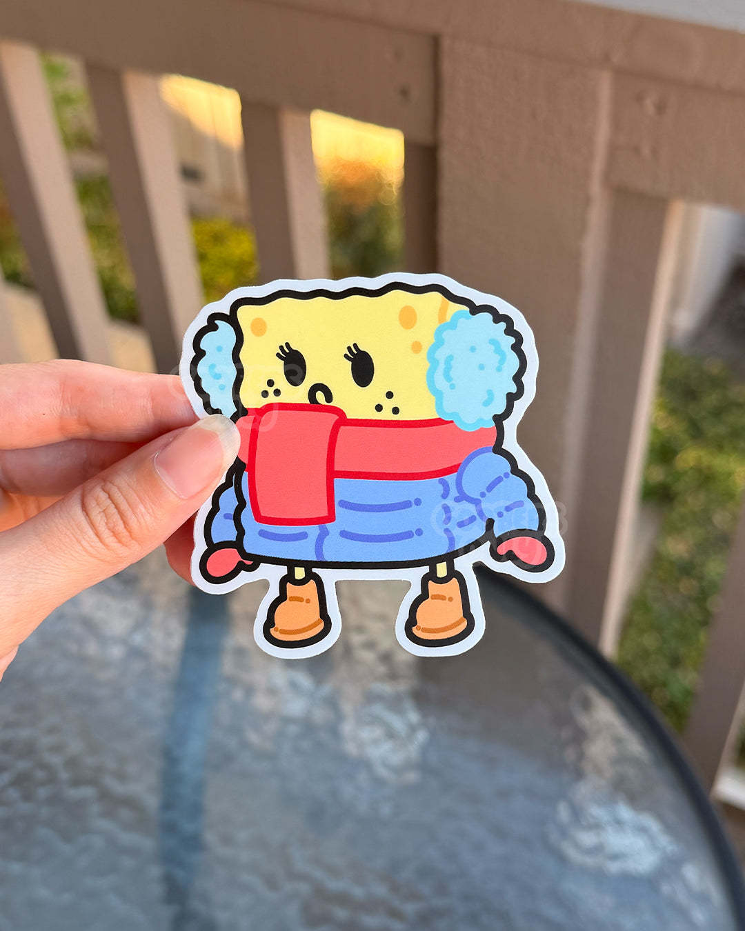 Cold Sponge Sticker