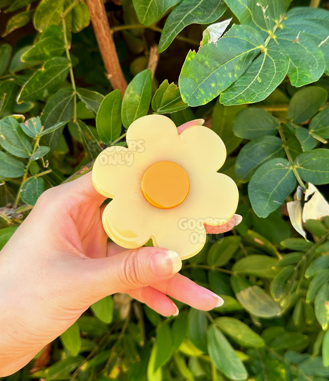 Yellow Flower Hair Clip