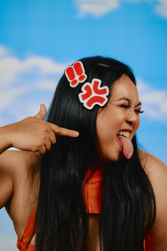 Exclamation Hair Clip
