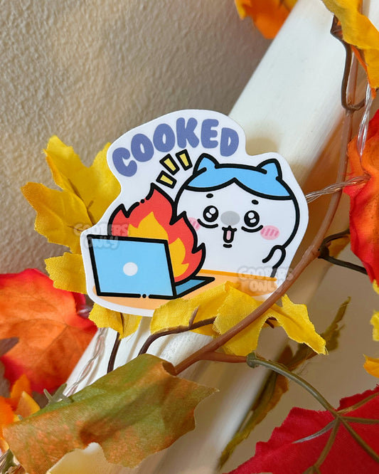 Hachi Cooked Sticker
