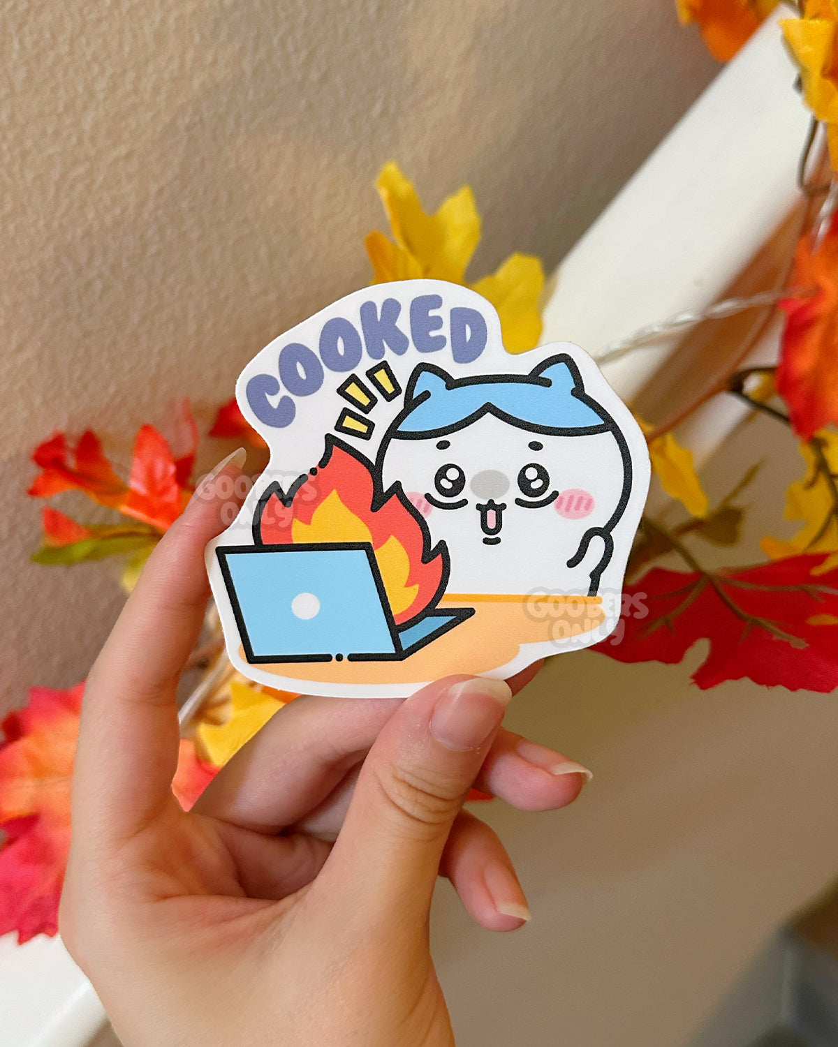 Hachi Cooked Sticker