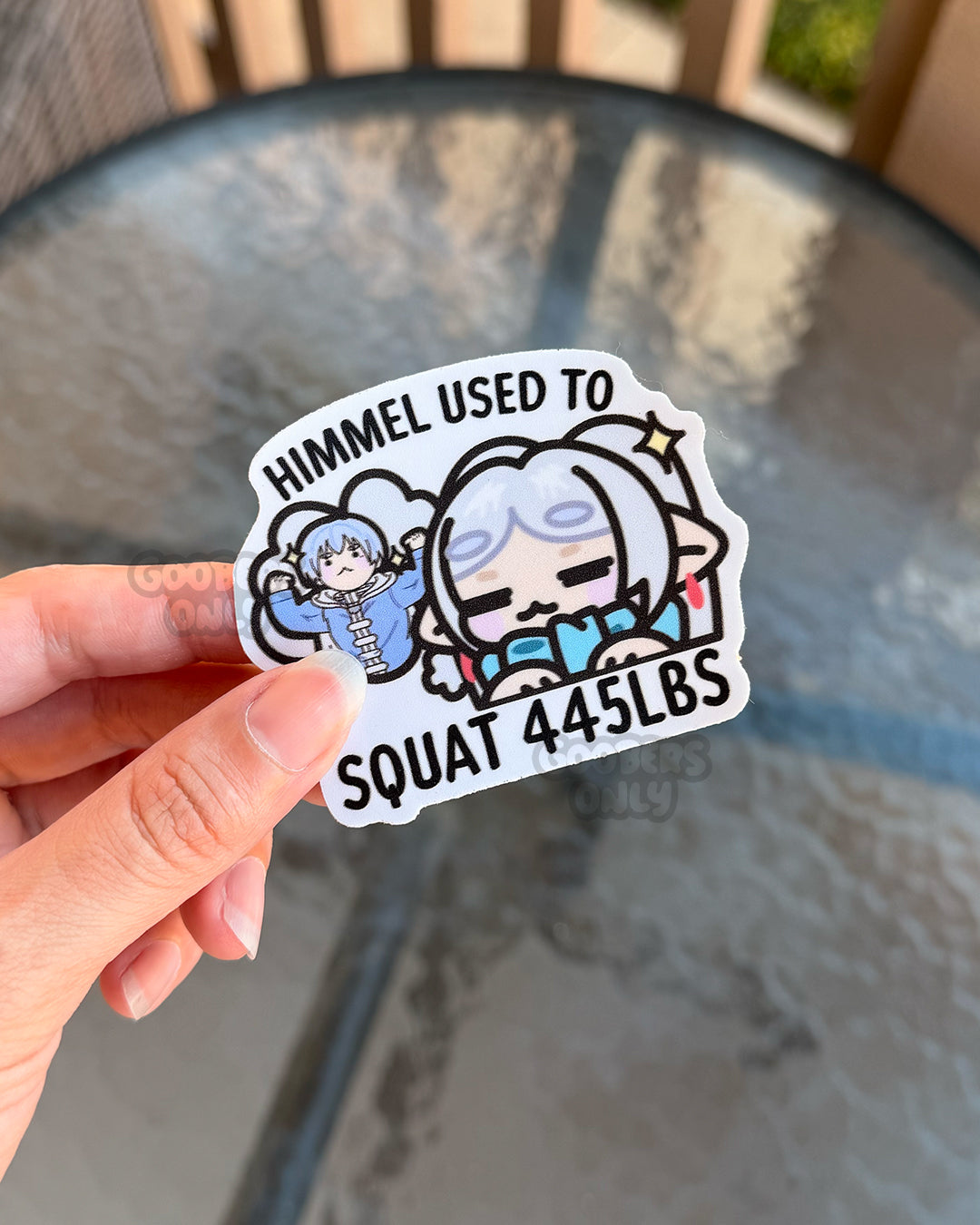 Himmel Used to Squat Sticker