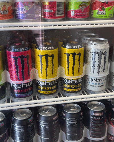 Monster Hedgehog Blue Sticker