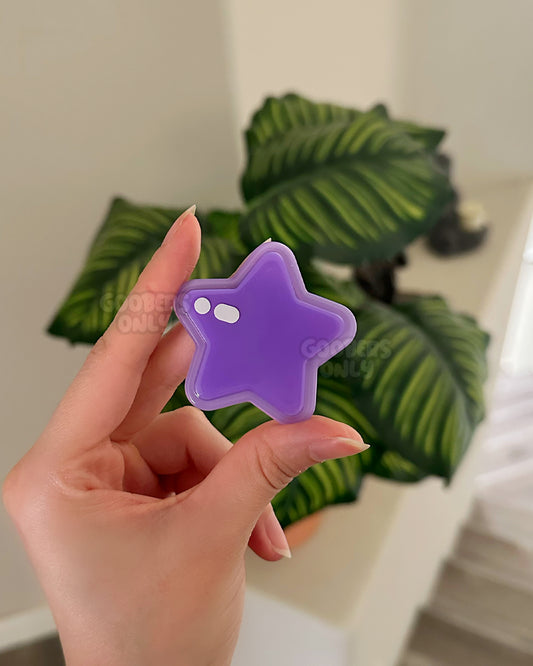 Star Hair Clip Purple