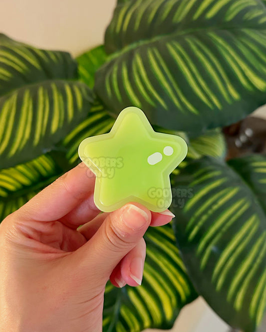 Star Hair Clip Green