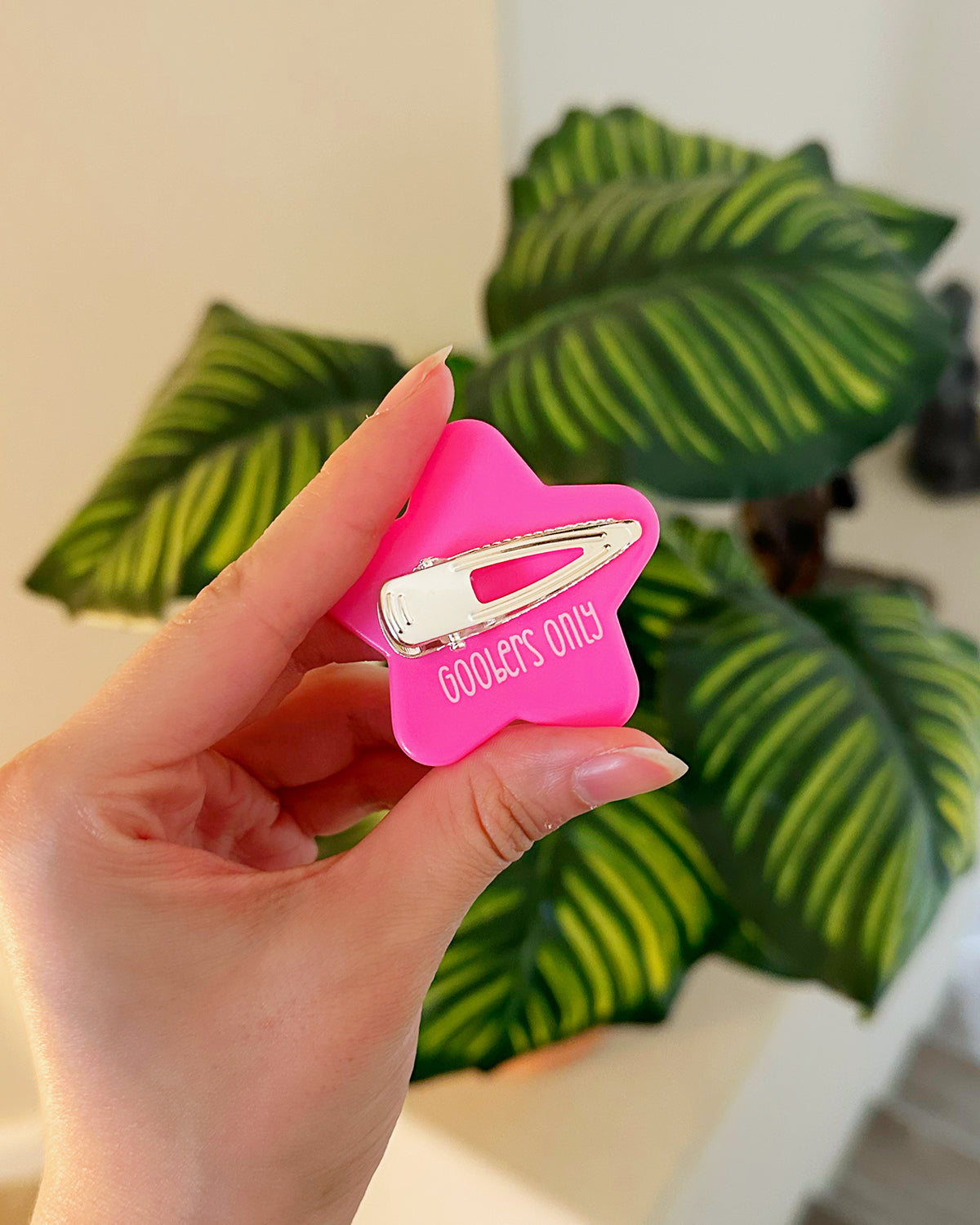 Star Hair Clip Pink