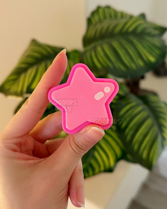 Star Hair Clip Pink