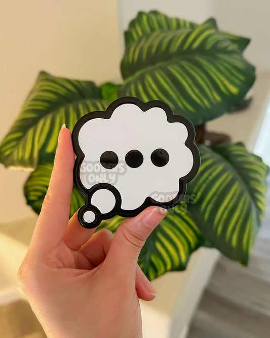 Thinking Hair Clip