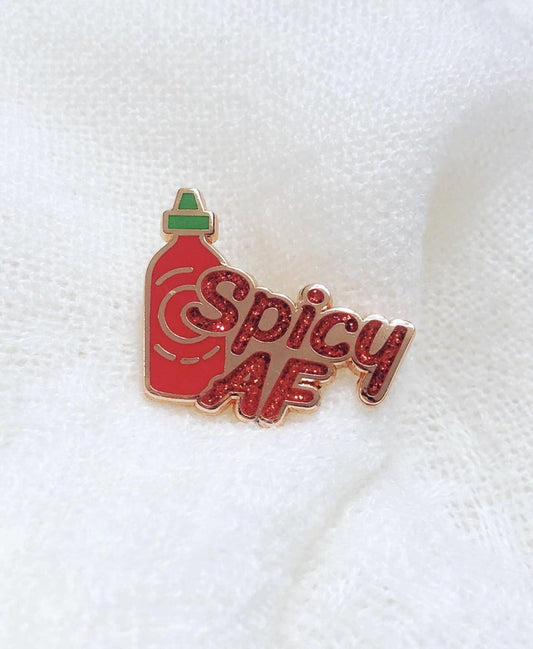 Spicy AF Attitude Pin